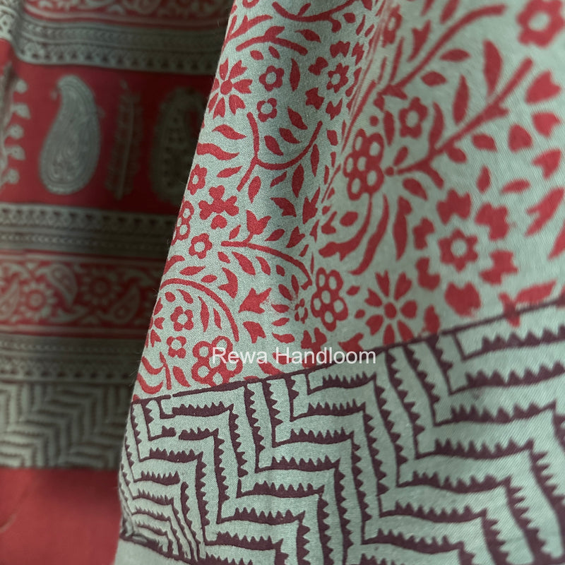 Bagh Print Cotton Suit