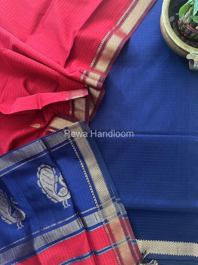 Maheshwari Motifs Top-Dupatta Set