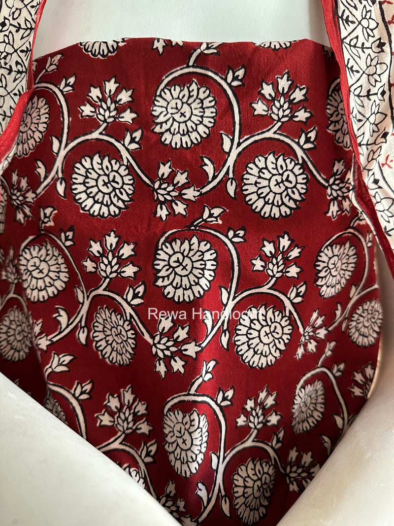 Red-White Bagh Print Cotton Suit BGCSJ0224