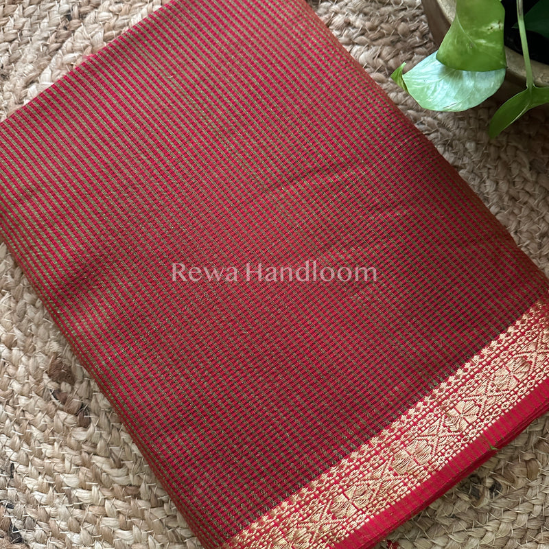 Maheshwari Garbha Reshami Silk Saree