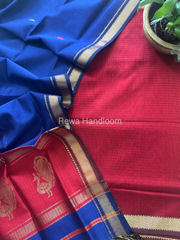 Maheshwari Motifs Top-Dupatta Set