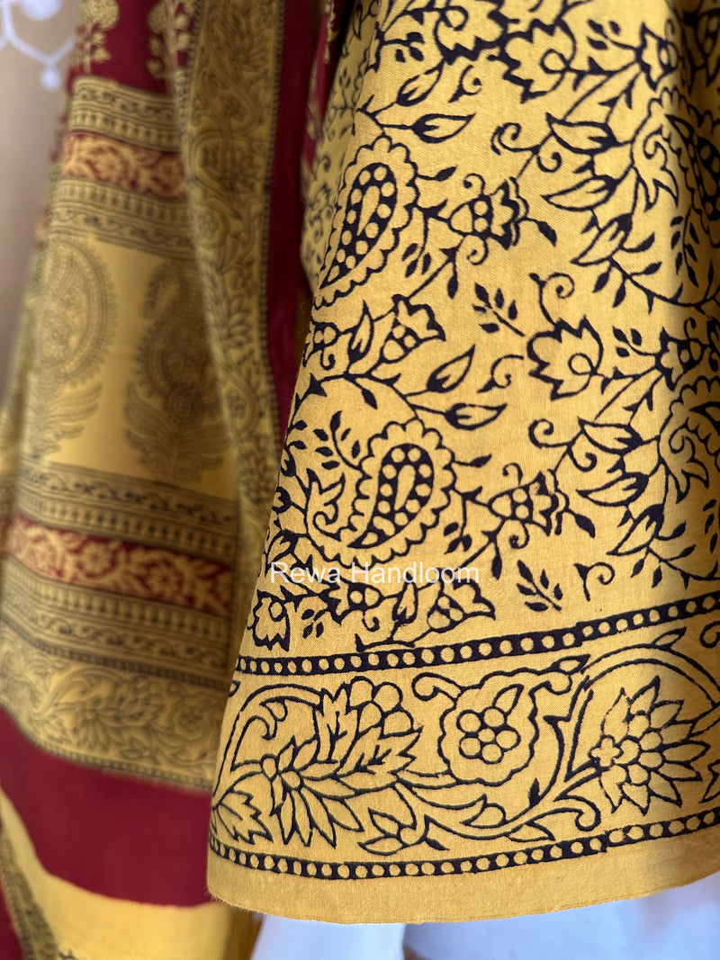 Bagh Print Cotton Suit