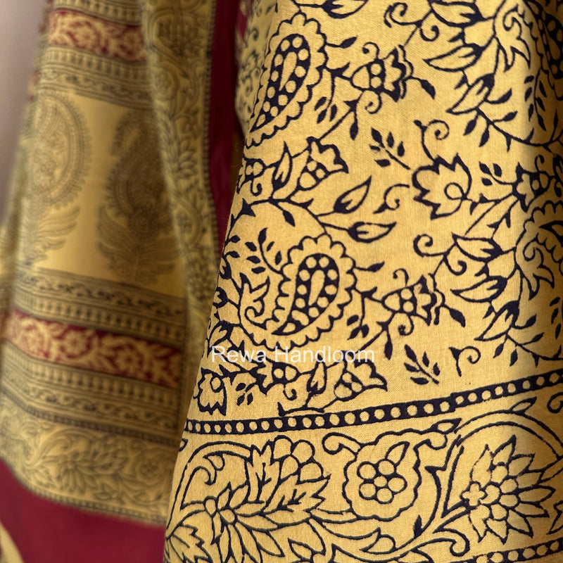 Bagh Print Cotton Suit