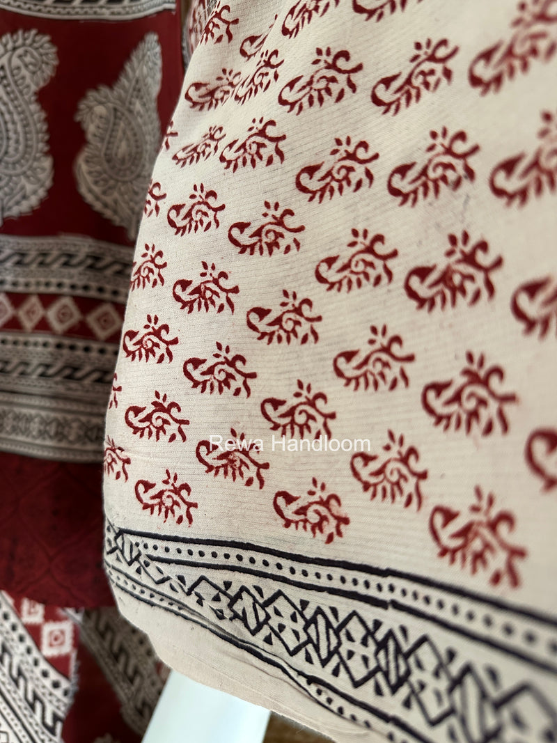 Bagh Print Cotton Suit