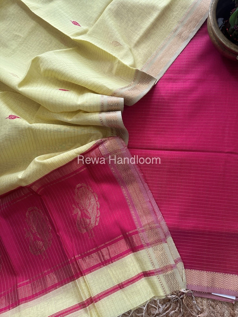 Maheshwari Motifs Top-Dupatta Suit