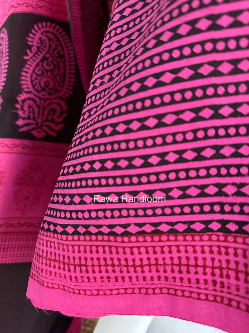 Bagh Print Cotton Suit