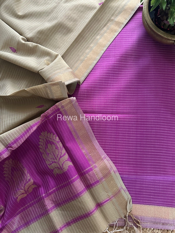 Maheshwari Motifs Top-Dupatta Set