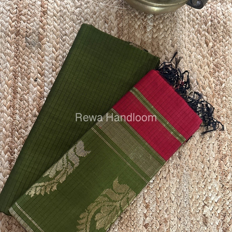 Maheshwari Top-Dupatta Set