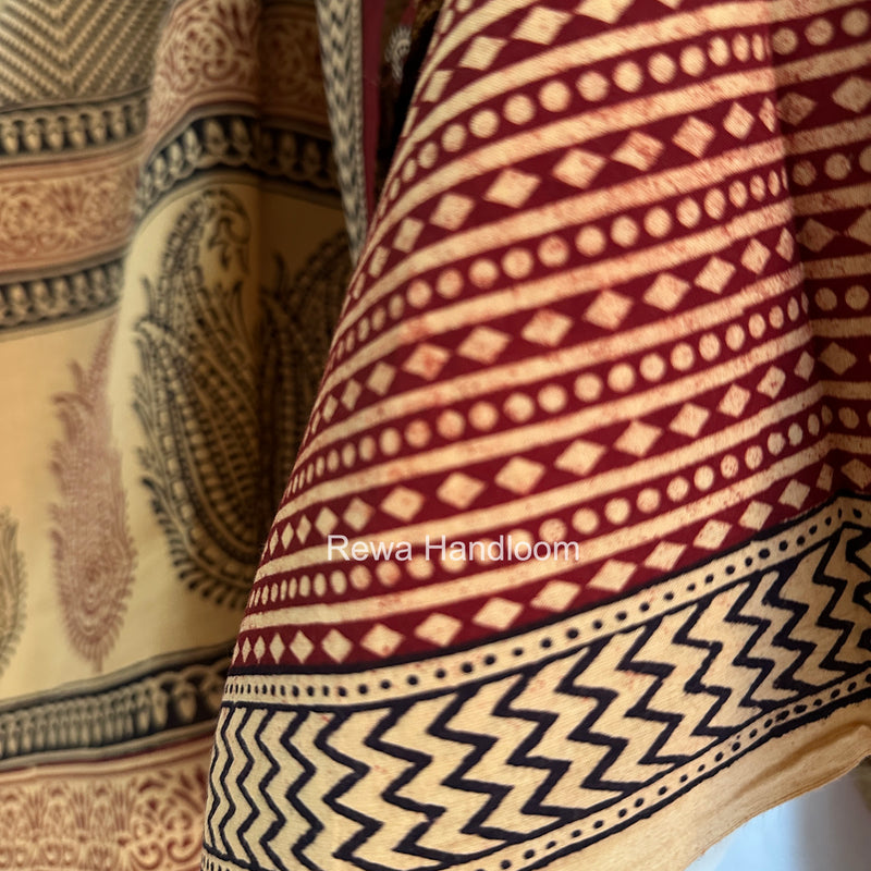 Bagh Print Cotton Suit