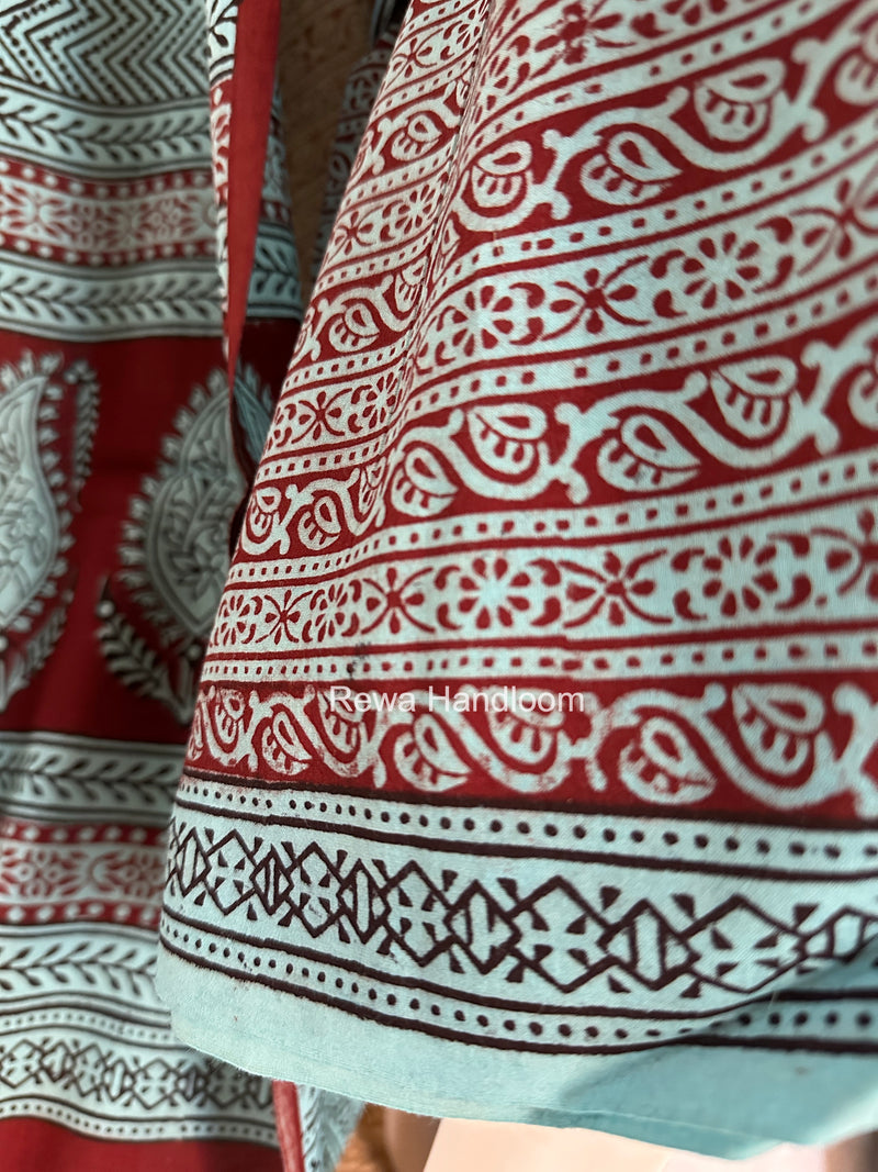 Bagh Print Cotton Suit