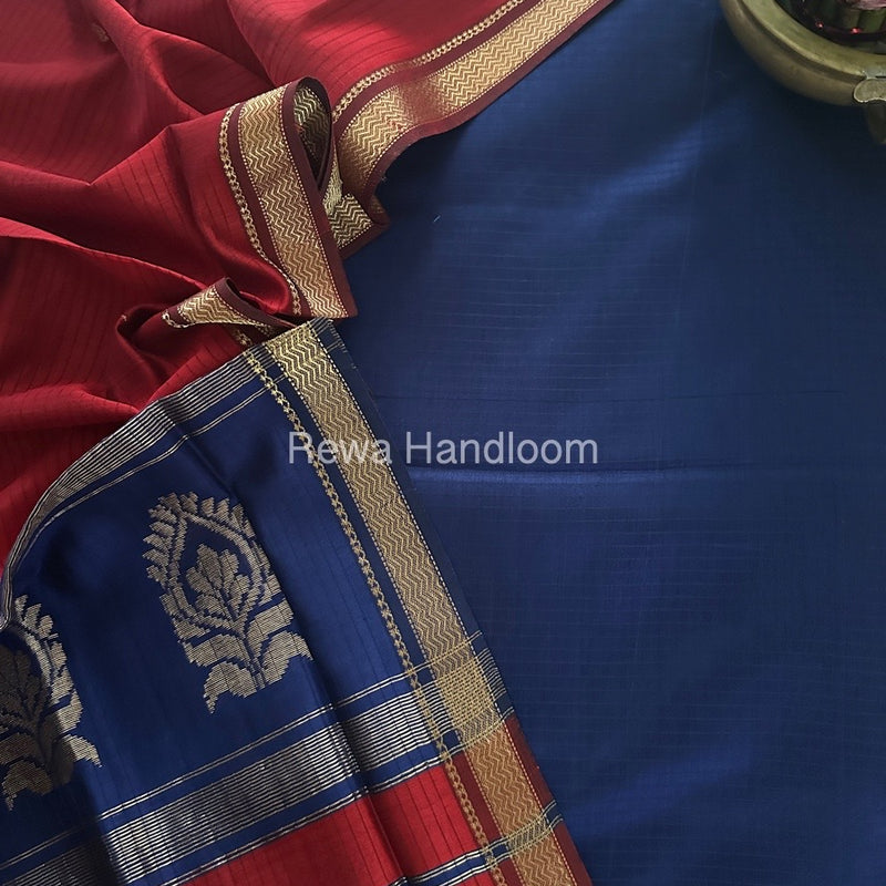 Maheshwari Motifs Top-Dupatta Set