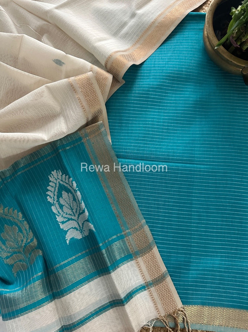 Maheshwari Motifs Top-Dupatta Set