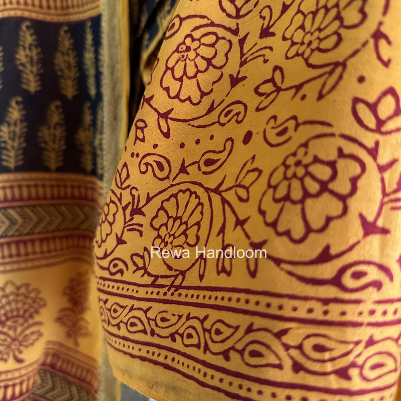 Bagh Print Cotton Suit