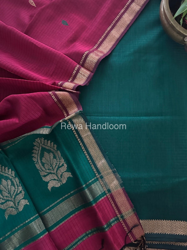 Maheshwari Motifs Top-Dupatta Set