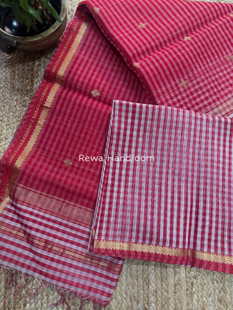 Maheshwari Checks Saree