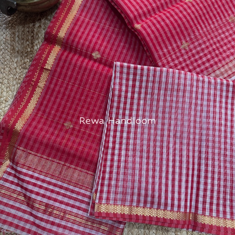 Maheshwari Checks Saree