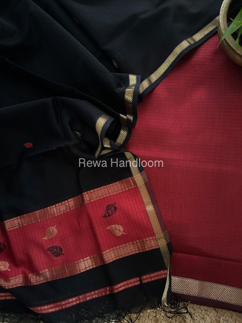 Maheshwari Motifs Top-Dupatta Set