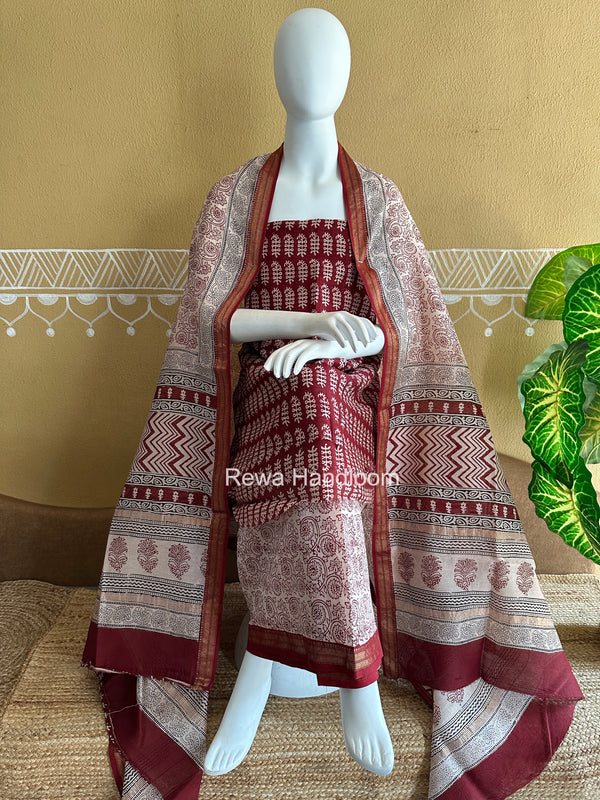 Maheshwari Bagh Print Suit