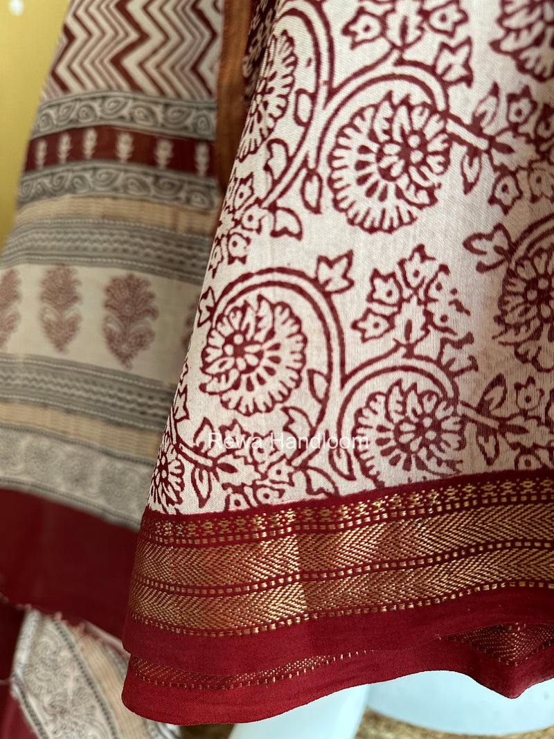 Maheshwari Bagh Print Suit