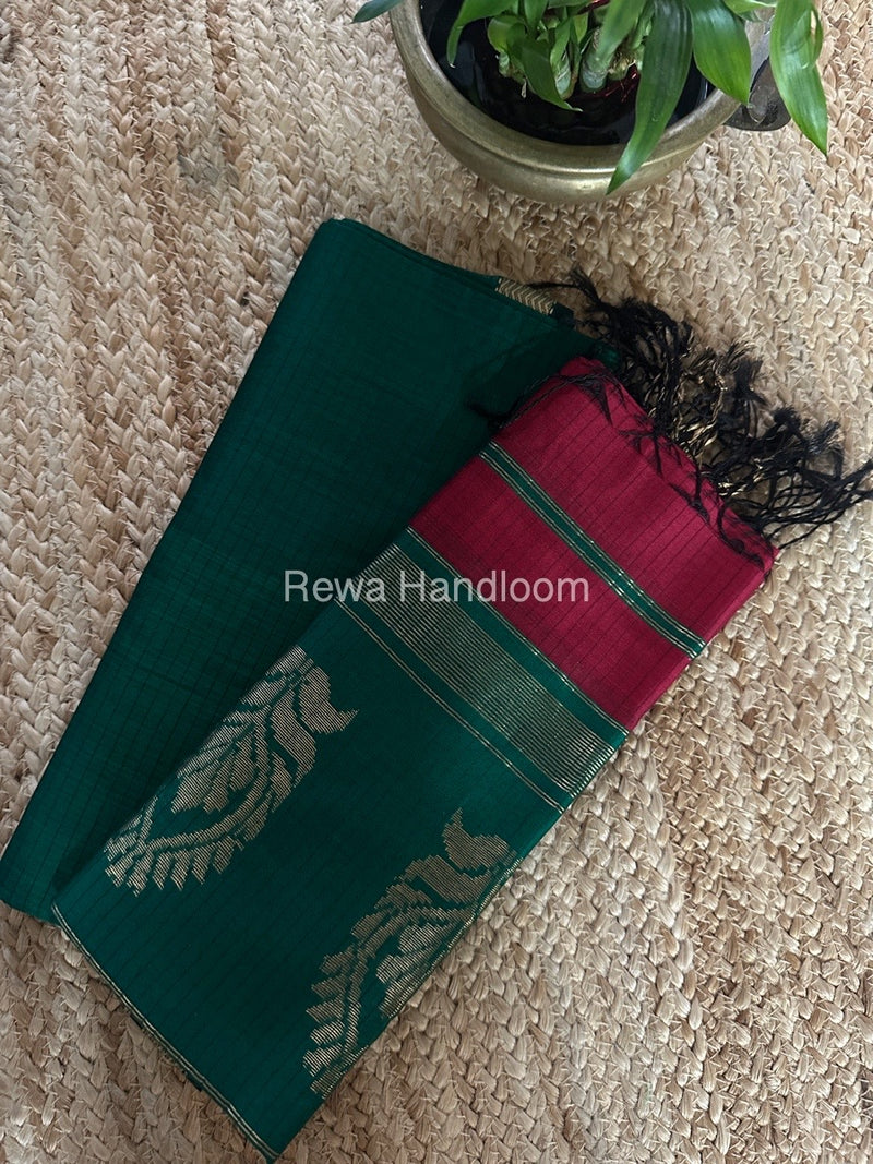 Maheshwari Top-Dupatta Set