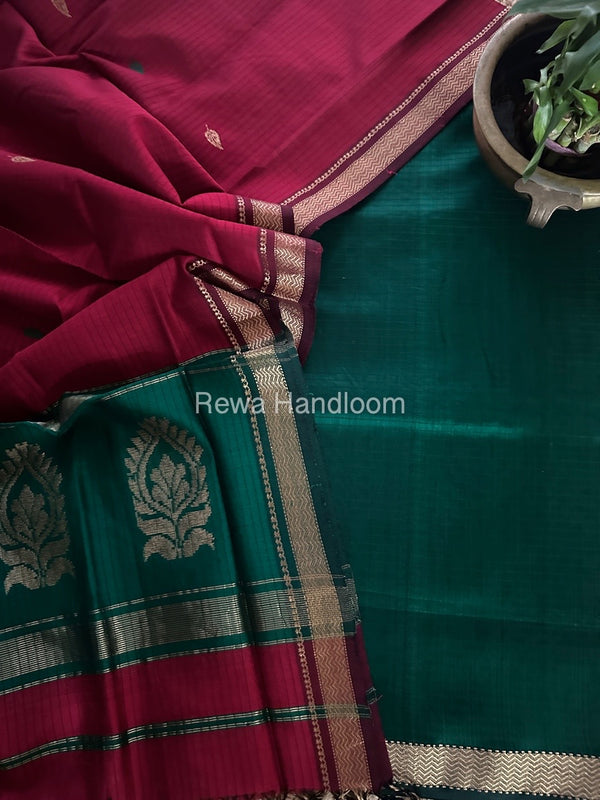 Maheshwari Motifs Top-Dupatta Set