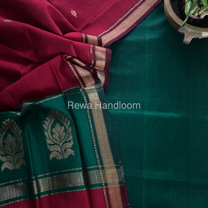 Maheshwari Motifs Top-Dupatta Set