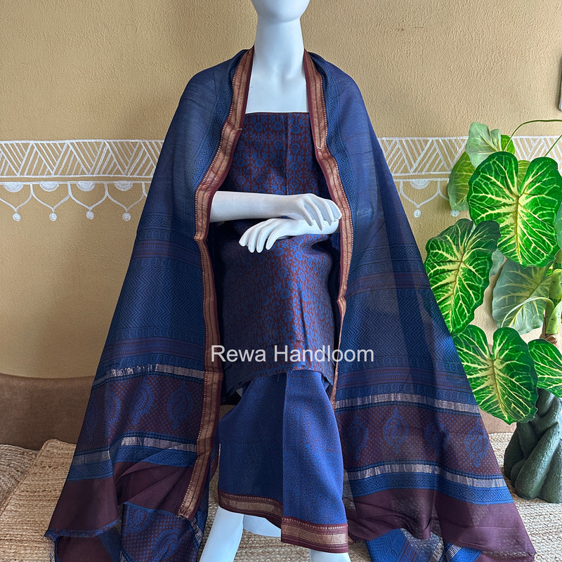 Maheshwari Bagh Print Suit