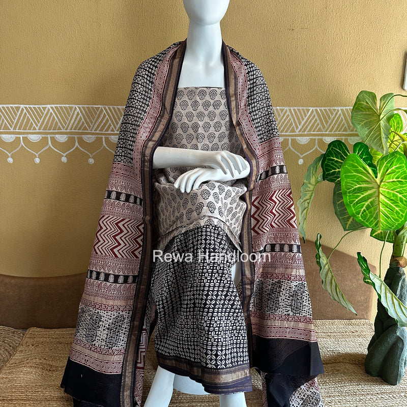 Maheshwari Bagh Print Suit