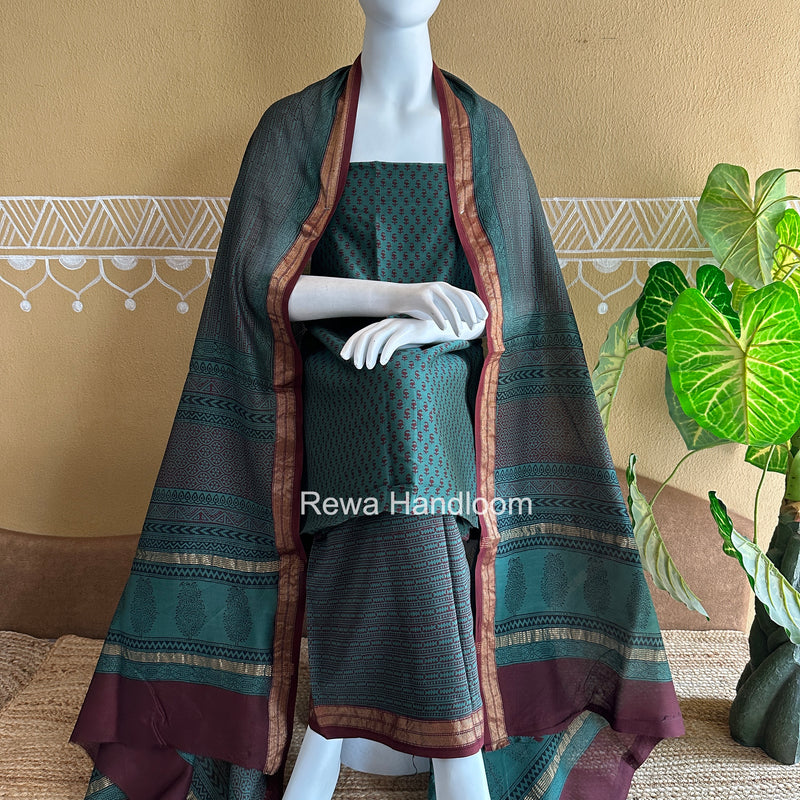 Maheshwari Bagh Print Suit 