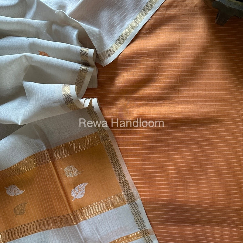 Maheshwari Patti Butti Top-Dupatta Set 