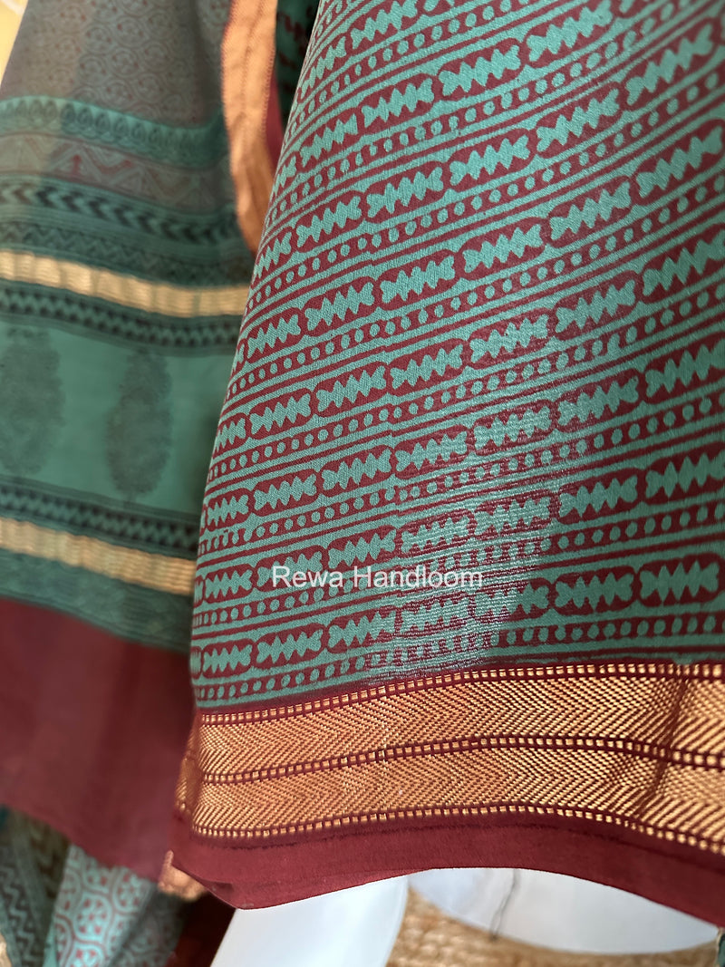 Maheshwari Bagh Print Suit