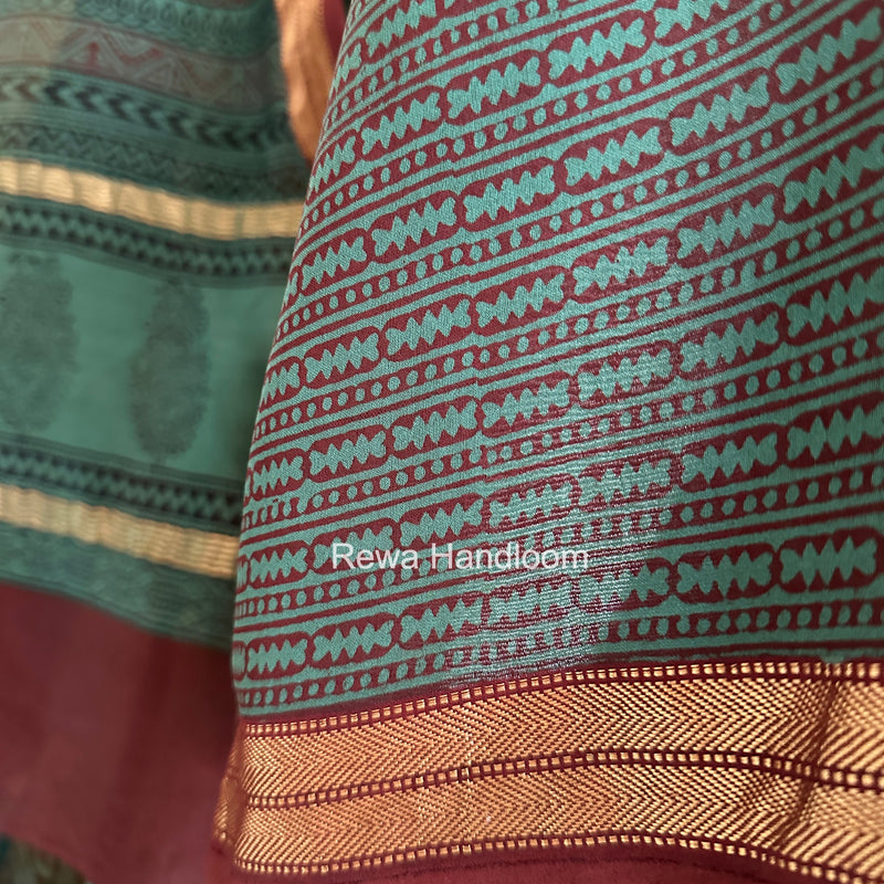 Maheshwari Bagh Print Suit