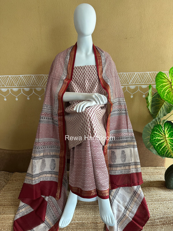 Maheshwari Bagh Print Suit