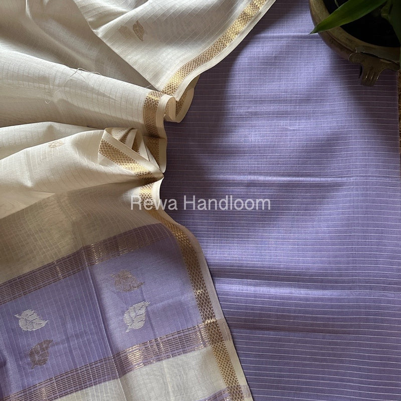 Maheshwari Patti Butti Top-Dupatta Set 