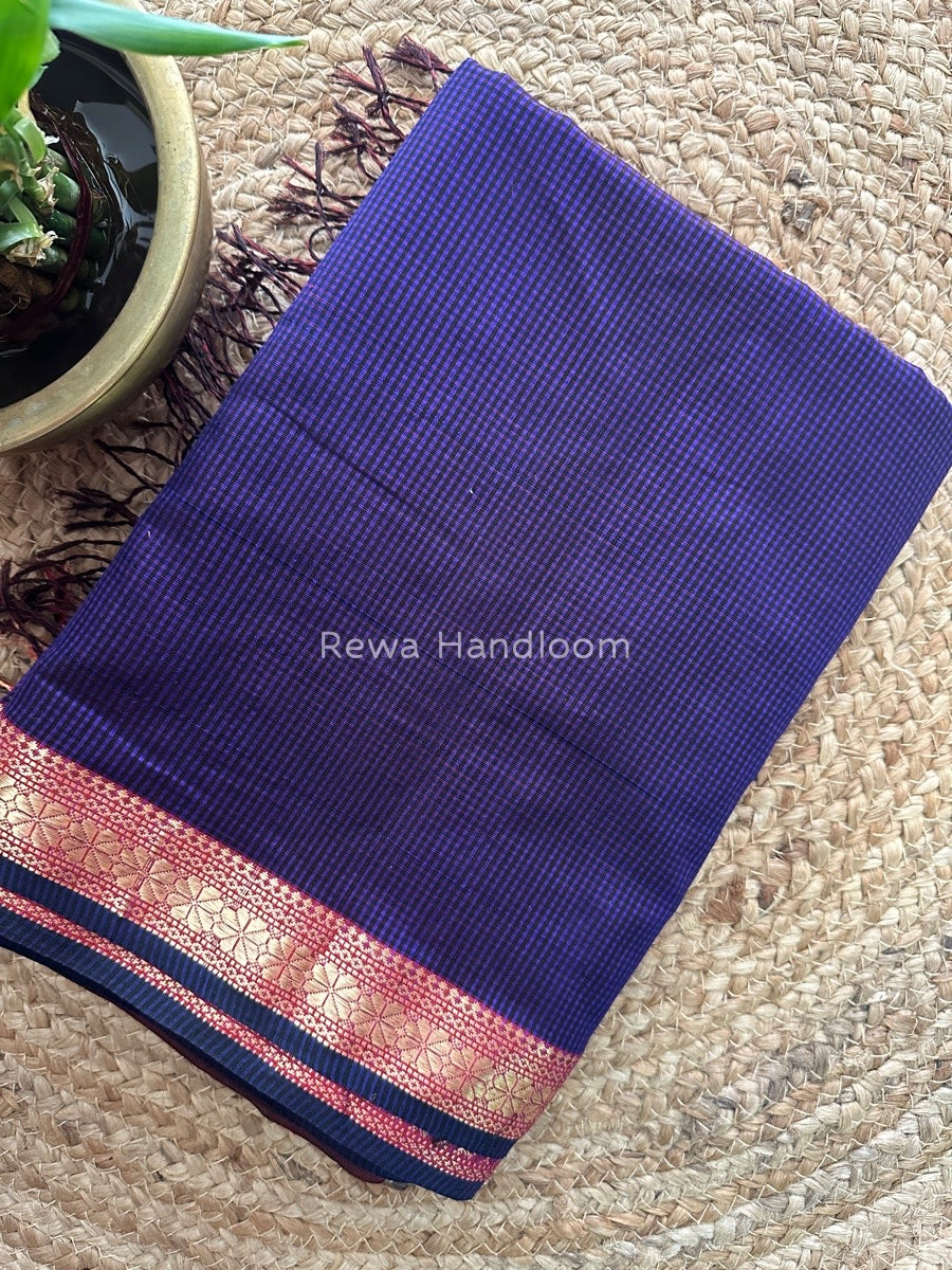 Maheshwari Garbha Reshami Silk Saree