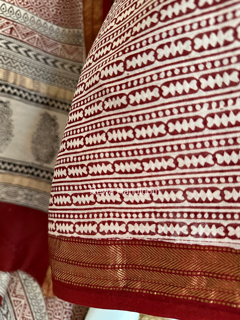 Maheshwari Bagh Print Suit