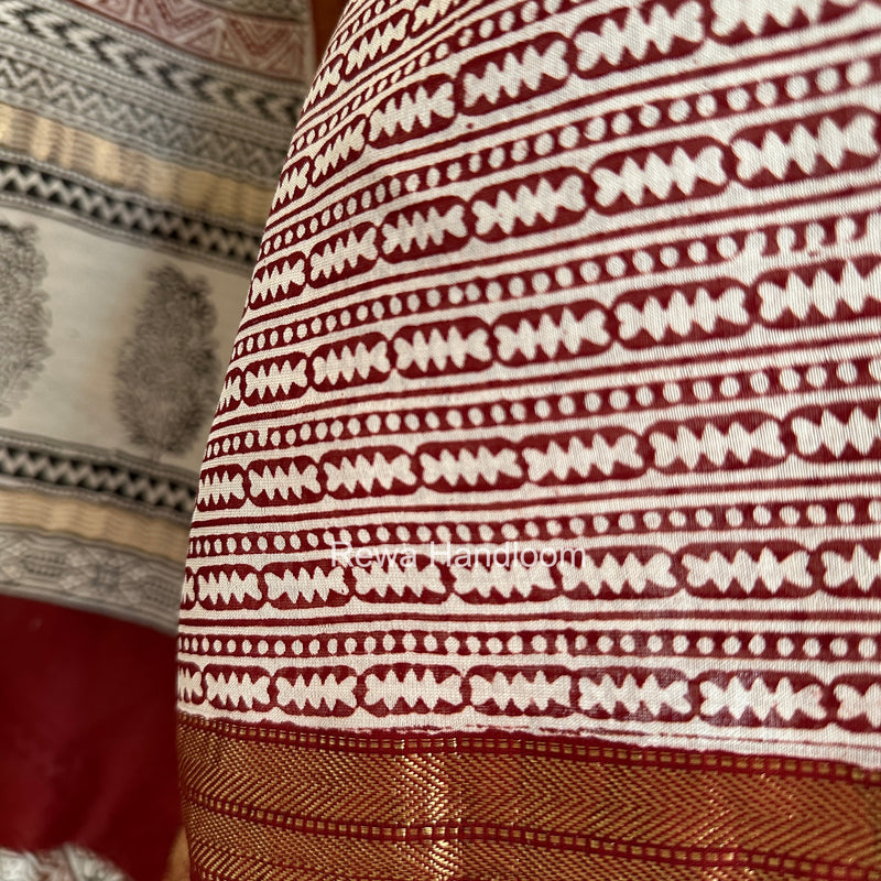 Maheshwari Bagh Print Suit