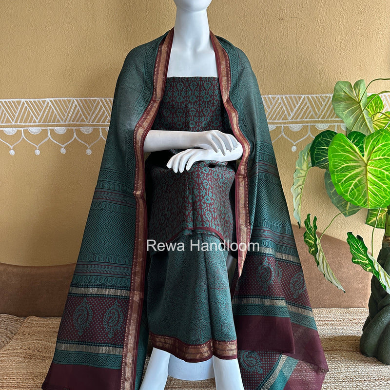 Maheshwari Bagh Print Suit