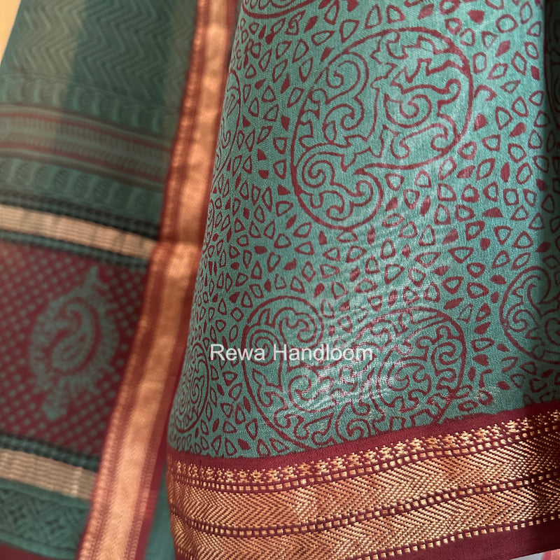 Maheshwari Bagh Print Suit