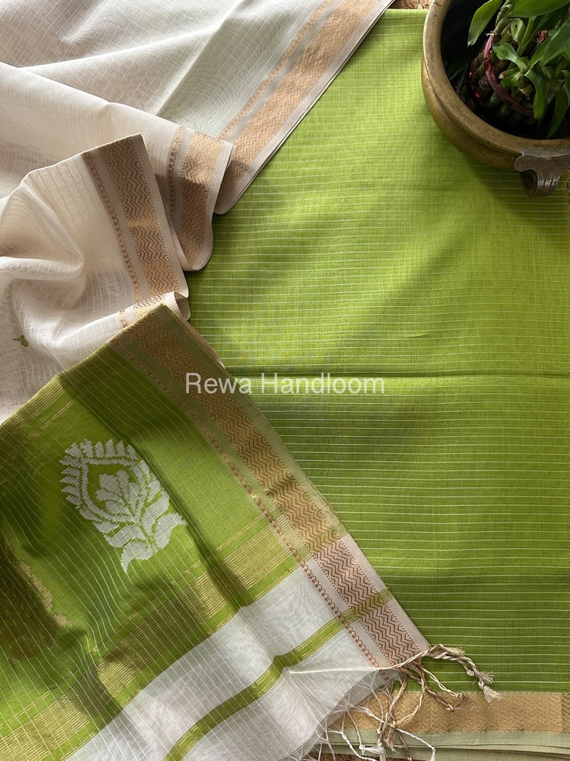 Maheshwari Motifs Top-Dupatta Set