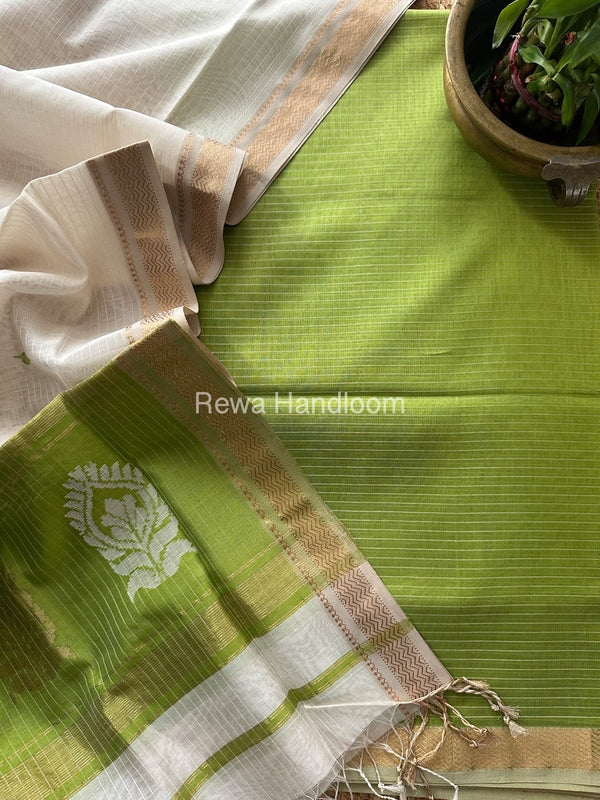 Maheshwari Motifs Top-Dupatta Set