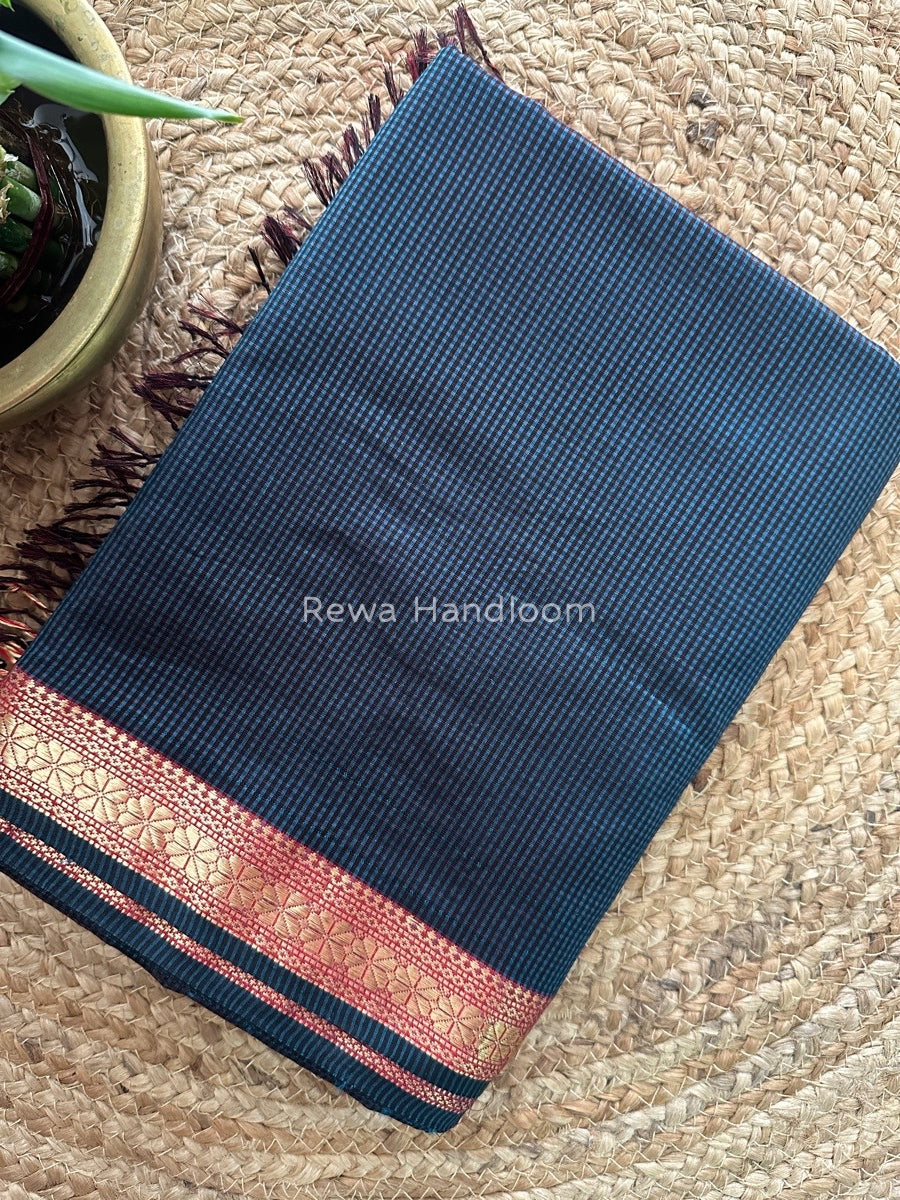 Maheshwari Garbha Reshami Silk Saree