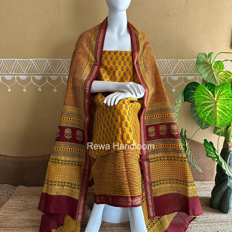 Maheshwari Bagh Print Suit