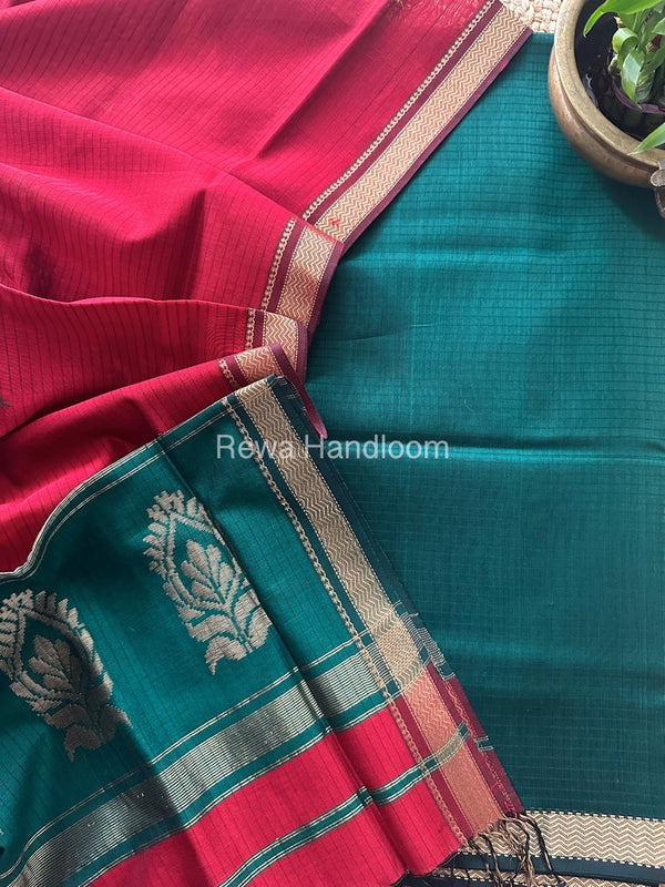 Maheshwari Motifs Top-Dupatta Set