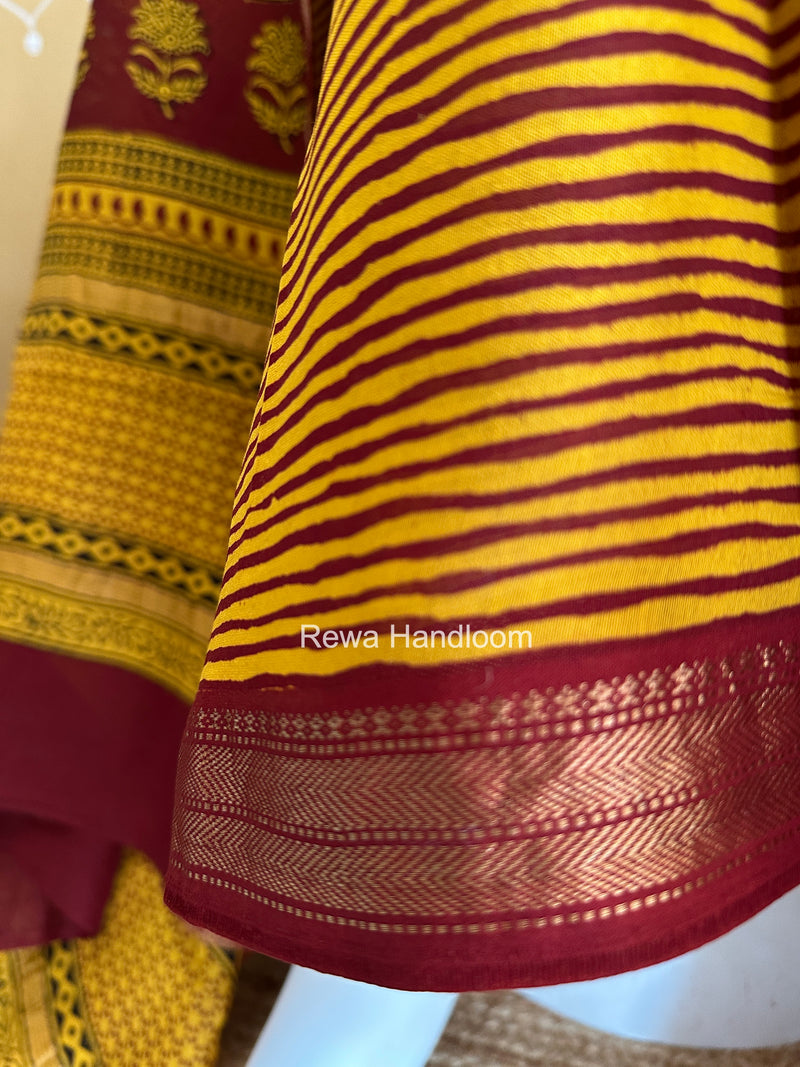 Maheshwari Bagh Print Suit