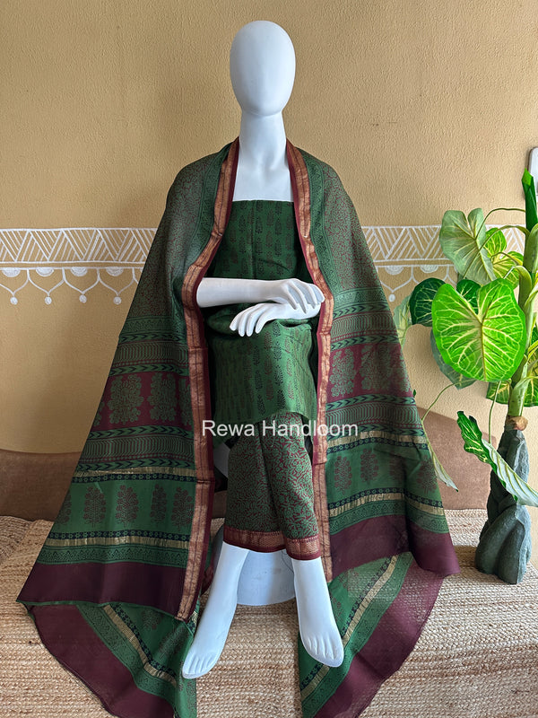 Maheshwari Bagh Print Suit