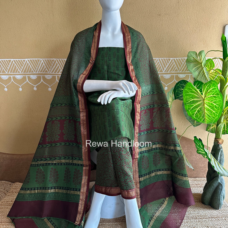Maheshwari Bagh Print Suit