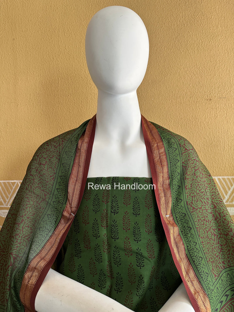 Maheshwari Green Bagh Print Suit BSP0204