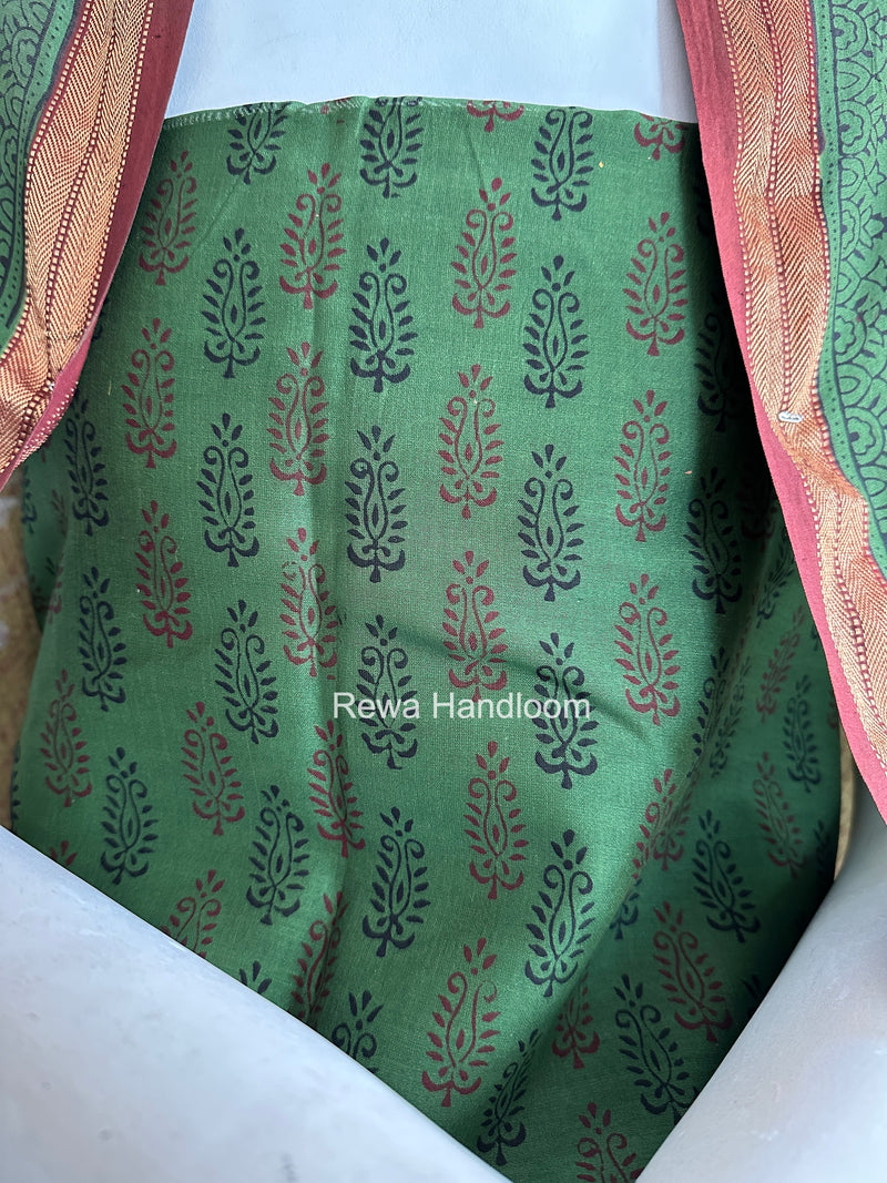 Maheshwari Green Bagh Print Suit BSP0204