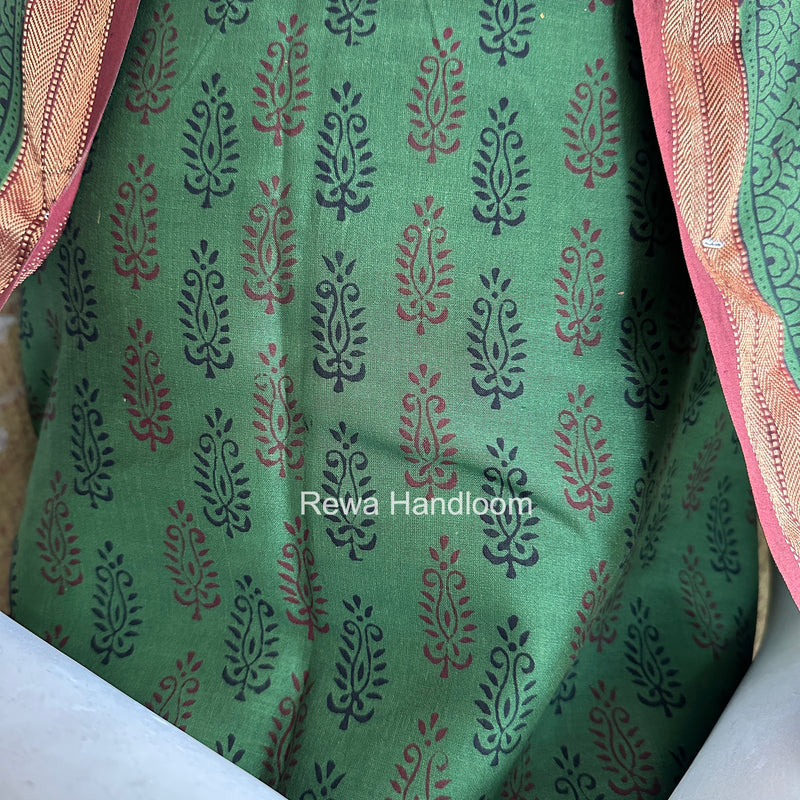 Maheshwari Green Bagh Print Suit BSP0204